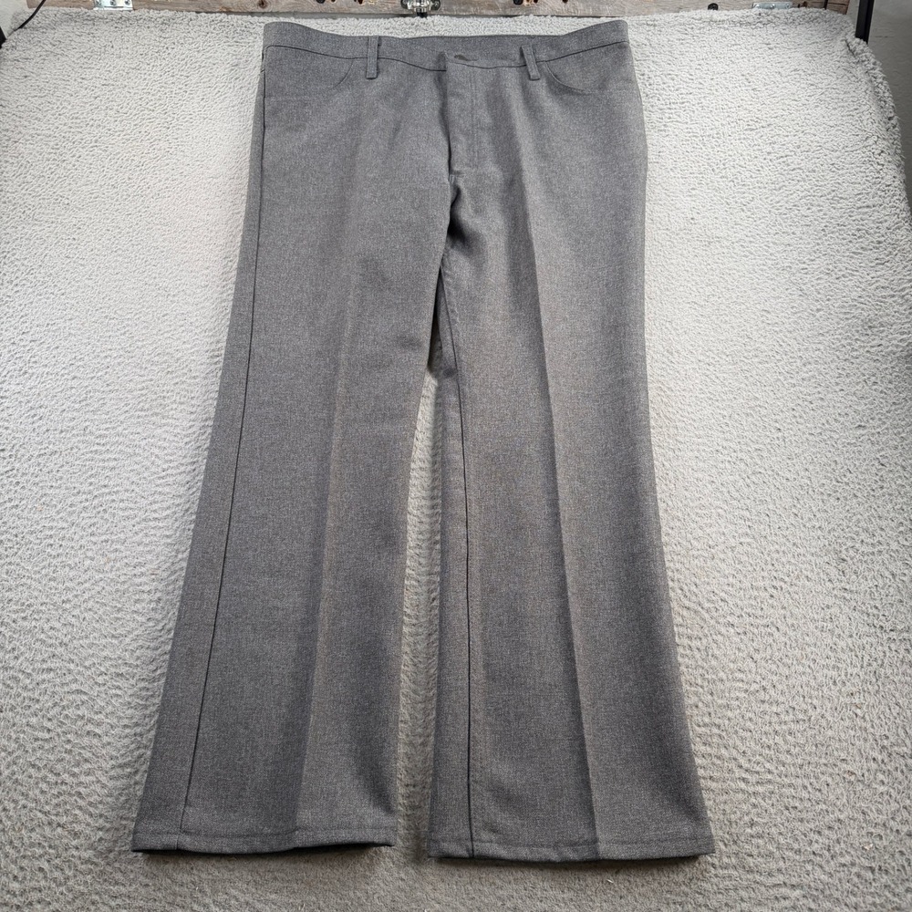 Wrangler Wrancher Bootcut Dress Jeans Mens 40x30 Polyester Deadstock 82HG NWT